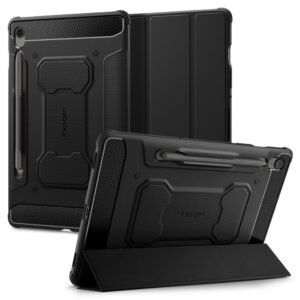 Spigen Rugged Armor "Pro" dėklas skirtas Samsung Galaxy Tab S10 FE+ 13.1 X620 / X626B - juodos spalvos