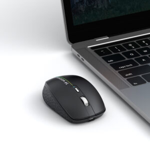 Wozinsky WMGK-1132 belaidė pelė su RGB pašvietimu, 2.4 GHz + Bluetooth, įkraunama - juodos spalvos - Image 5