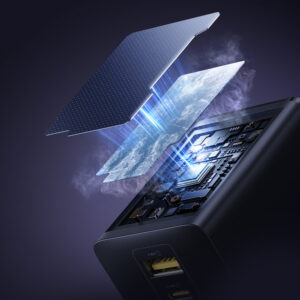 Baseus EnerFill FE11 100W Wall Charger 2 x USB-C + USB-A - juodos spalvos - Image 6