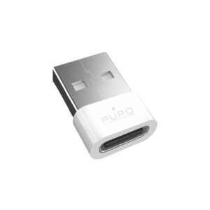 Puro USB-C - USB-A Adapter - baltos spalvos