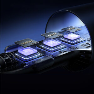 Joyroom JR-CCN07 145W Car Charger 2xUSB-C USB-A + 100W USB-C Cable - Dark Gray - Image 7