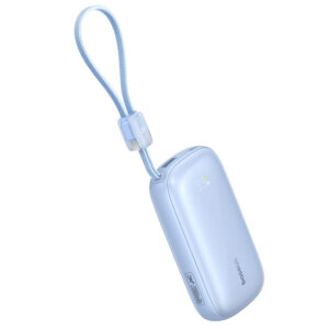 Baseus EnerFill FC21 Qpow 3 Ultra 20000mAh 22.5W Powerbank with Display and Cable Included - mėlynos spalvos - Image 3