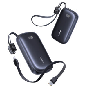 Baseus EnerFill FC21 Qpow 3 Ultra 20000mAh 45W Power Bank with Digital Display and Included Cable - juodos spalvos - Image 2