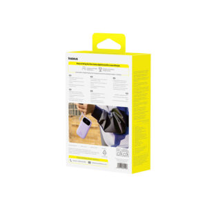 Baseus EnerFill FC21 Qpow 3 Ultra 20000mAh 22.5W Powerbank with Digital Display and Cable Included - violetinės spalvos - Image 4