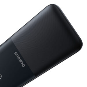 Baseus Lipow 10000mAh 22.5W Powerbank with Dual Built-in Cable with Display (with additional black Baseus Simple USB-A - USB-C 3A 0.2m kabelis) - juodos spalvos - Image 3