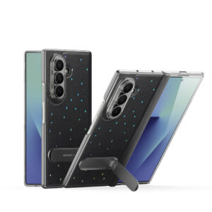 Dux Ducis Stex Case for Samsung Galaxy Z Fold 7 with 360° Stand - Black - Image 3
