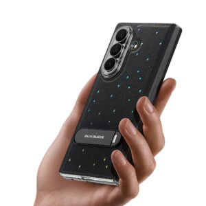 Dux Ducis Stex Case for Samsung Galaxy Z Fold 7 with 360° Stand - Black - Image 6