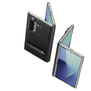 Dux Ducis Stex Case for Samsung Galaxy Z Fold 7 with 360° Stand - Black - Image 7