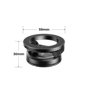 Joyroom JR-ZS505 Magnetic Dashboard Mount suderinamas su MagSafe - juodos spalvos - Image 2