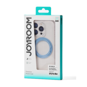 Joyroom JR-16JL6 dėklas skirtas Apple iPhone 16 Pro Max Ultra-Thin MagSafe suderinamas su 360° Ring Stand - Blue - Image 2