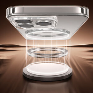 Joyroom JR-16JL6 dėklas skirtas Apple iPhone 16 Pro Max Ultra-Thin MagSafe suderinamas su 360° Ring Stand - Blue - Image 3