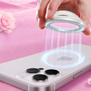 Joyroom JR-ZS500 Magnetic Ring suderinamas su MagSafe Holder - baltos spalvos - Image 2