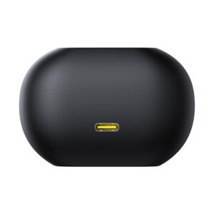 Baseus Bass 15 Clip OWS Wireless Headphones with Baseus Simple USB-C 3A 30cm Cable - Black - Image 3