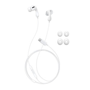 Baseus Encok CZ20 In-Ear Wired USB-C Headphones - White - Image 3