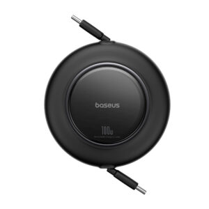 Baseus Free2Pull Mini 100W Retractable USB-C Cable - USB-C 2m - Black - Image 1