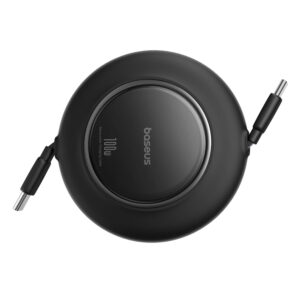 Baseus Free2Pull Mini 100W Retractable USB-C Cable - USB-C 2m - Black - Image 3