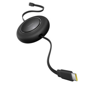 Baseus Free2Pull Mini 100W Retractable USB-C Cable - USB-C 2m - Black - Image 5