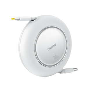 Baseus Free2Pull Mini 100W Retractable USB-C Cable - USB-C 2m - White - Image 4