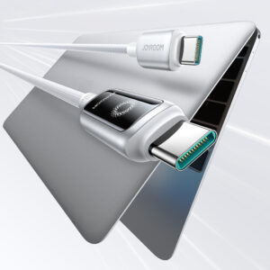 Kabelis Joyroom S-A55 StarFlight 100W USB-C - USB-C 1,2m - baltos spalvos - Image 5