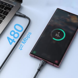 Kabelis Joyroom S-A11 Surpass 60W USB-C - USB-C 0,25m - juodos spalvos - Image 9