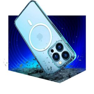 3MK MagDėklas Apple iPhone 13 Pro Max skaidrus suderinamas su MagSafe - Image 3