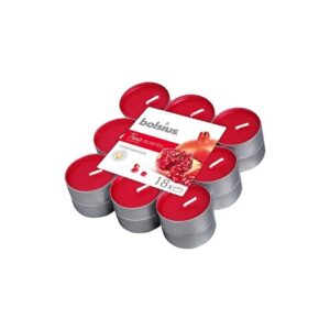 Žvakė, aromatinė Bolsius, 4 h, 18 vnt., Raudona - Image 2