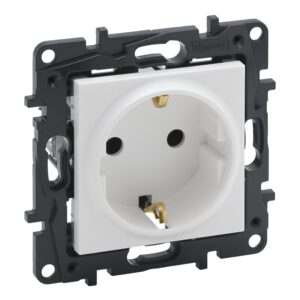 Kištukinis lizdas LEGRAND NILOE STEP, su įž., baltos spalvos