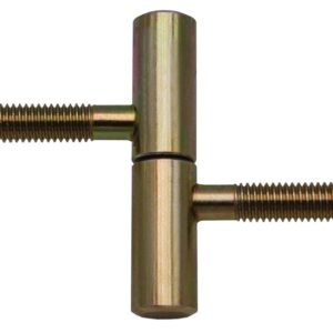 Langų lankstas 13x60 mm, cinkuotas, geltona