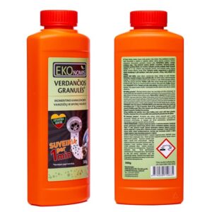Sifonų ir kanaliza valik Ekonomis VERDANČIOS GRANULĖS ®,500g - Image 2