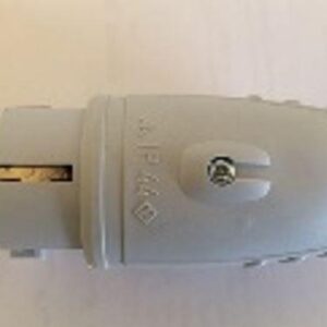 Kištukas N&L,16A, 250V, IP44, pilkos spalvos