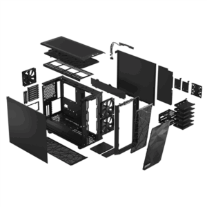 Fractal Design Meshify 2 Black Solid Mid Tower, Black - Image 11