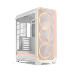 Fractal Design Meshify 3 Ambience Pro RGB White TG Clear PC Case, Mid Tower, E-ATX - White - Image 3