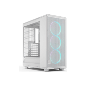 Fractal Design Epoch White RGB TG Clear Tint PC Case, Mid Tower, ATX, Tempered Glass - White - Image 2