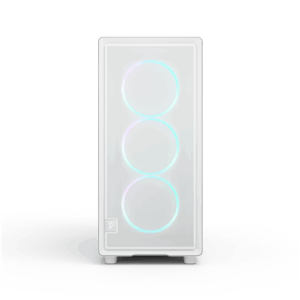 Fractal Design Epoch White RGB TG Clear Tint PC Case, Mid Tower, ATX, Tempered Glass - White - Image 3