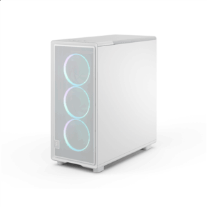 Fractal Design Epoch White RGB TG Clear Tint PC Case, Mid Tower, ATX, Tempered Glass - White - Image 5