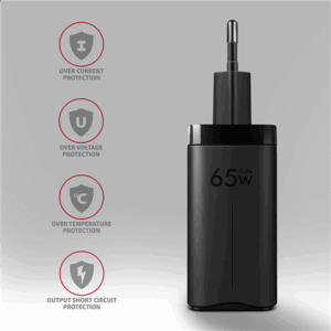 AXAGON ACU-DPQ65 charger, 2x USB-C, 1x USB-A, PD3.0/QC4+/PPS, 65W - black - Image 7