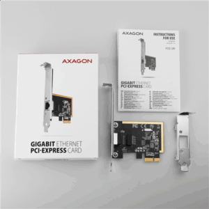 AXAGON PCEE-GRF PCI-Express Gigabit Ethernet Realtek 8111F + LP - Image 7