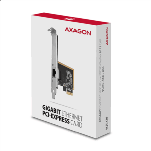 AXAGON PCEE-GRF PCI-Express Gigabit Ethernet Realtek 8111F + LP - Image 8