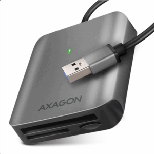 AXAGON CRE-S3 External Card Reader USB-A 3.2 Gen 1, 3-Slot, SD/microSD/CF, UHS-II - Image 3