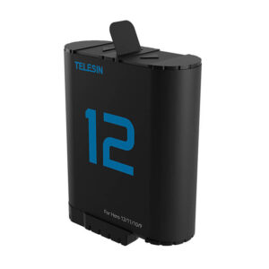 TELESIN lithium battery for GoPro Hero 12/11/10/9 (blue) - Image 3