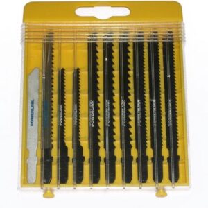 Siaurapjūklio pjūklelių komplektas Powerlink, 10 vnt. - Image 1