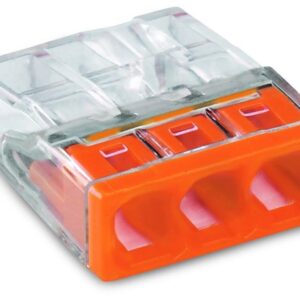 Laidų jungė Wago 2273-203, 3 x 0,5-2,5 mm², 450 V, 5 vnt.