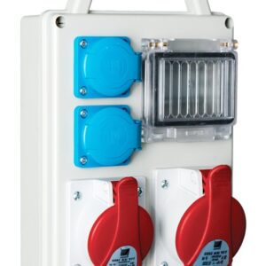 Modulinis skydas R-BOX B.SLIM-4S-2-S, 4 mod., 16A/32A IP44 - Image 2