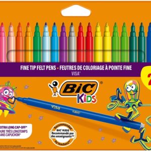 Flomasteriai BIC KIDS VISA 897098, 24 vnt.