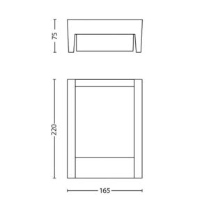 Tvirtinamas šviestuvas Philips 164609316 Arbour 1X6,5W LED - Image 3