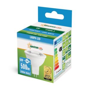 LED lempa Spectrum GU5.3 MR16 6W 6500K 490LM 12V38 - Image 2