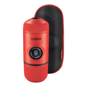 WACACO Nanopresso Portable Coffee Machine Lava Red + Case - Image 2