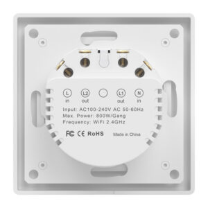Avatto TS20-EU-W2 WiFi touch light switch - Image 3
