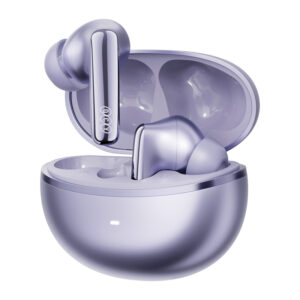 TWS QCY MeloBuds N70 ausinės violetinės spalvos - Image 3