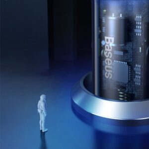 Baseus USB / USB Type C car charger 65 W 5 A SCP Quick Charge 4.0+ Power Delivery 3.0 LCD screen pilkos spalvos (CCKX-C0G) - Image 9